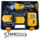 Немски Безчетков Ъглошлайф акумулаторен Stahl Mayer + 2 Батерии 36V  8Ah и Зарядно с Куфар