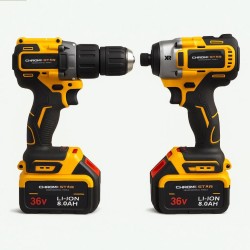 Немски к-т безчеткови винтоверт и импакт 36V+36V 8A 