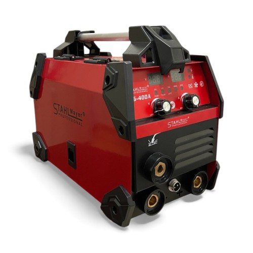 Комбиниран телоподаващ апарат и инверторен електрожен STAHLMAYER RED Series – 400A 