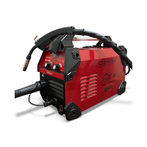 Комбиниран телоподаващ апарат и инверторен електрожен STAHLMAYER RED Series – 400A 