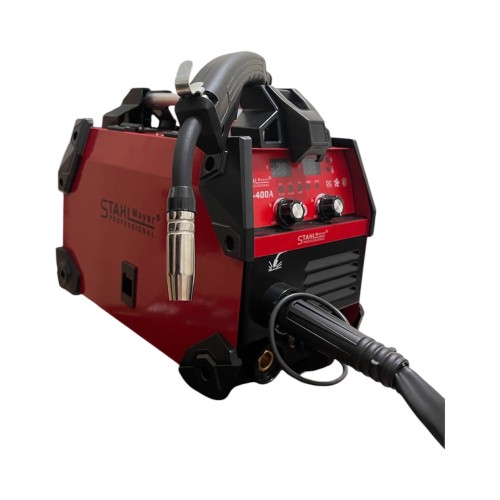 Комбиниран телоподаващ апарат и инверторен електрожен STAHLMAYER RED Series – 400A 