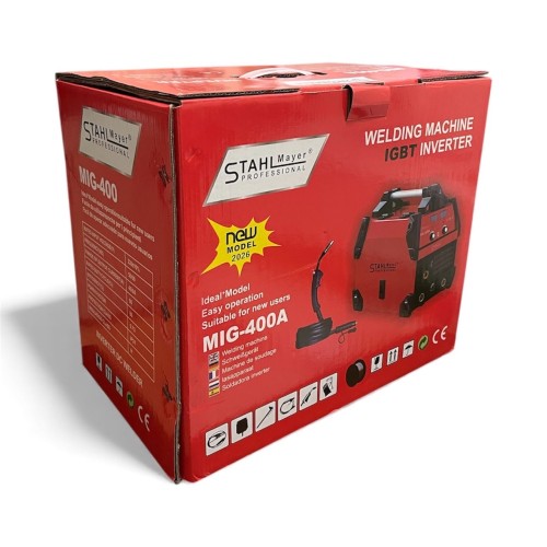 Комбиниран телоподаващ апарат и инверторен електрожен STAHLMAYER RED Series – 400A 
