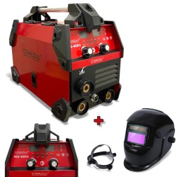 Комбиниран инверторен телоподаващ апарат и електрожен STAHLMAYER RED Series – 400A + СОЛАРНА МАСКА 