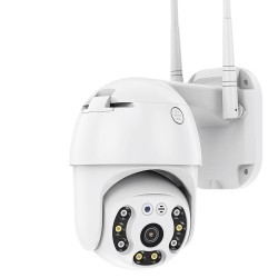5MP ULTRA HD, Външна WiFi водоустойчива камера , цветно нощно виждане, нотификации, разпознаване на човешка фигура