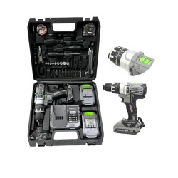 Акумулаторен винтоверт (ударен)  36V 8Ah с 30 бр части в куфар StahlMayer 