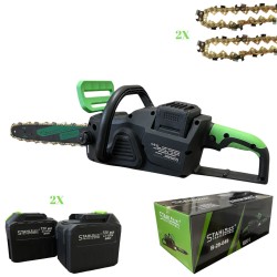 Акумулаторна Верижна Резачка STAHLMAYER 72V 8Ah – 16″ Шина, 2 Вериги, Дисплей и Активна Спирачка