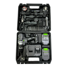 Акумулаторен винтоверт (ударен)  36V 8Ah с 30 бр части в куфар StahlMayer 