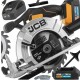 Акумулаторен ръчен циркуляр JCB  18CS-2XB-E , 18 V, 165 мм, с батерия и зарядно