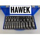 Hawek professional tools немски ковани ударни вложки 1/2 35ч 8-32мм