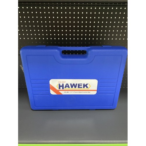 HAWEK professional tools - Немско гедоре с ковани дълбоки вложки 21ч 3/4 