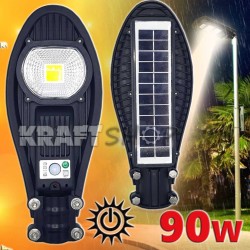 90W LED Улична соларна лампа със сензор COBRA