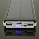 Соларна Преносима батерия 50000mAh с 20 LED диода и 2 USB изхода 